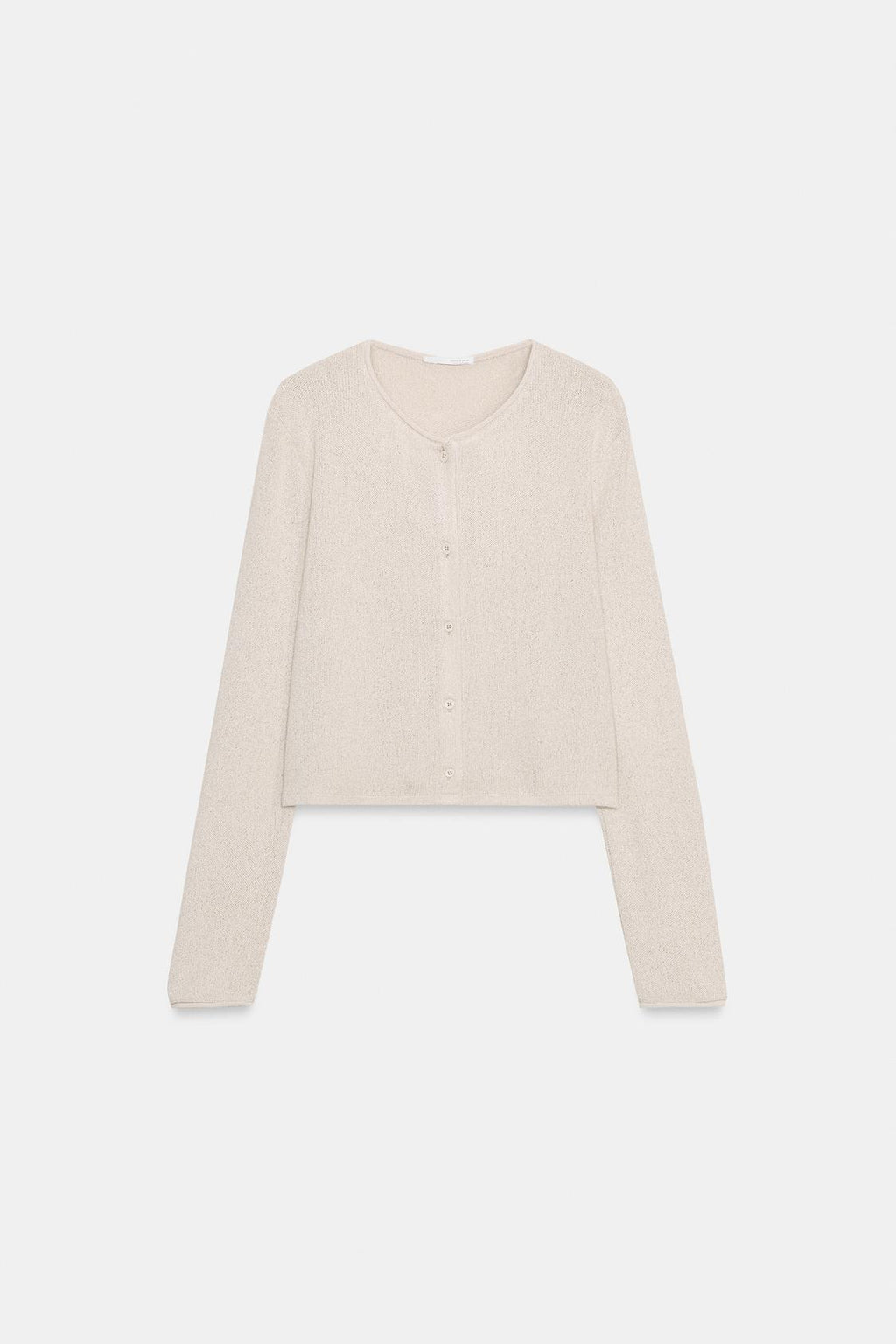GILET À BOUTONS MANCHES LONGUES