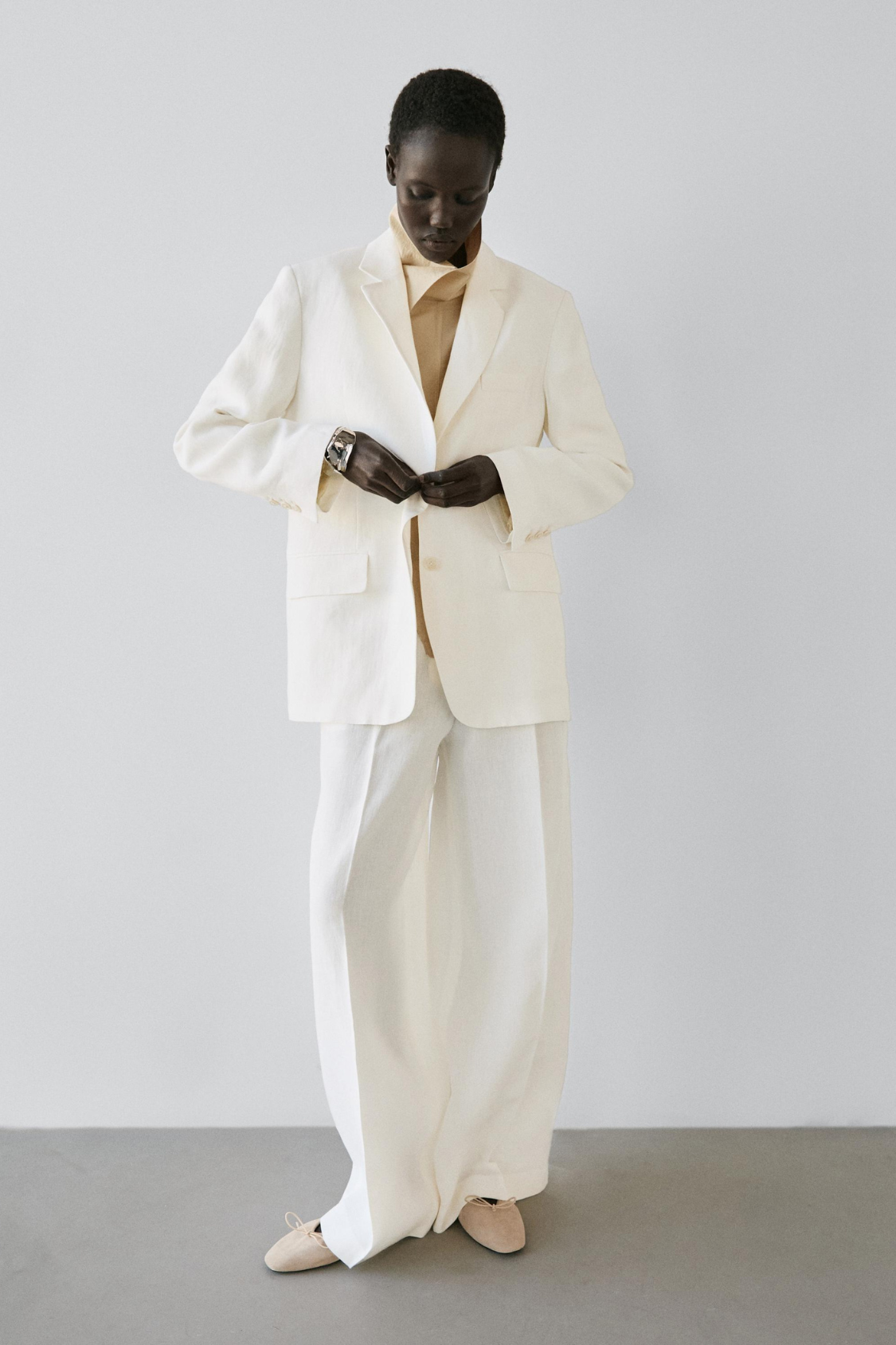 VESTE DE COSTUME EN LIN