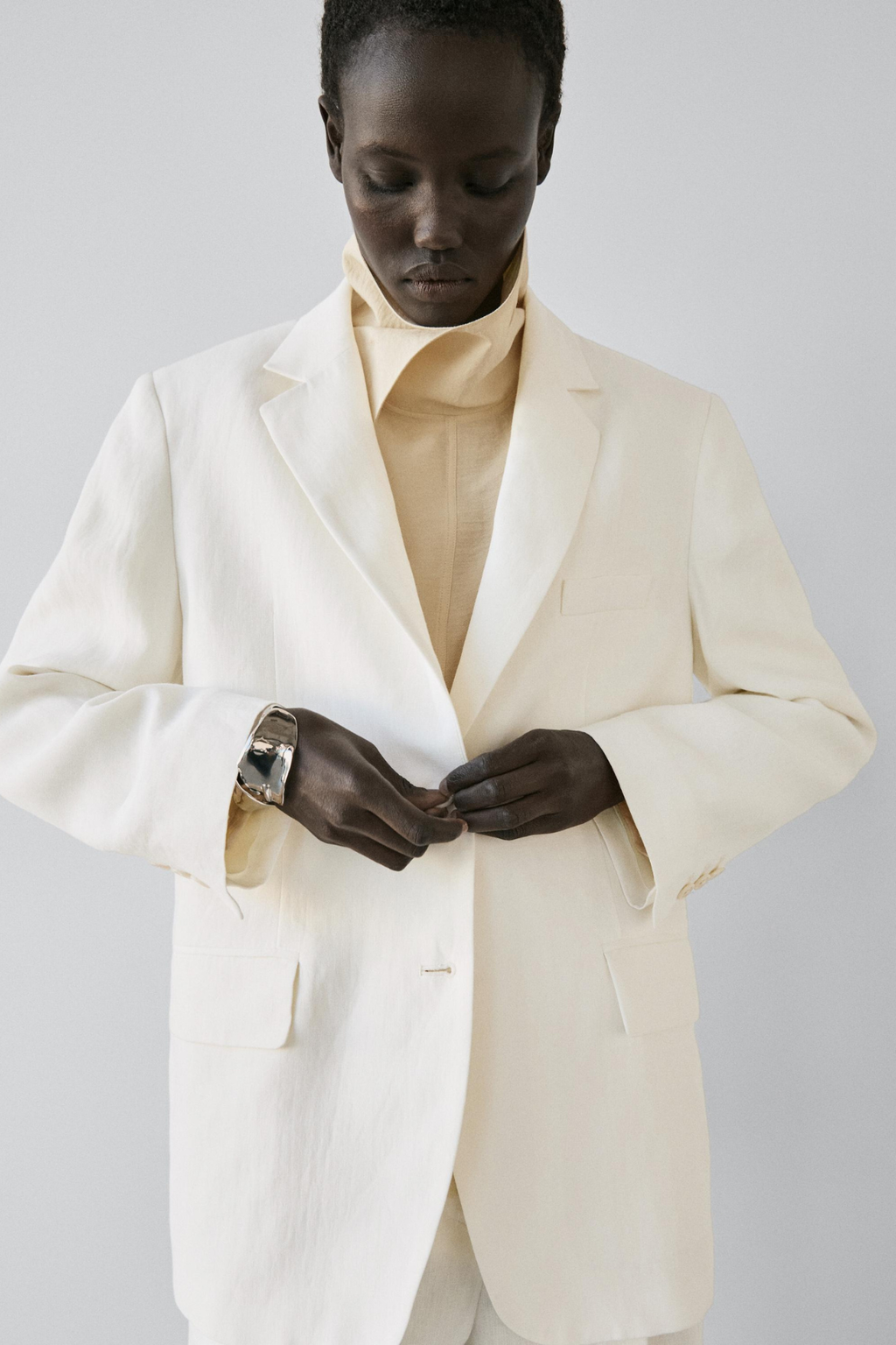 VESTE DE COSTUME EN LIN