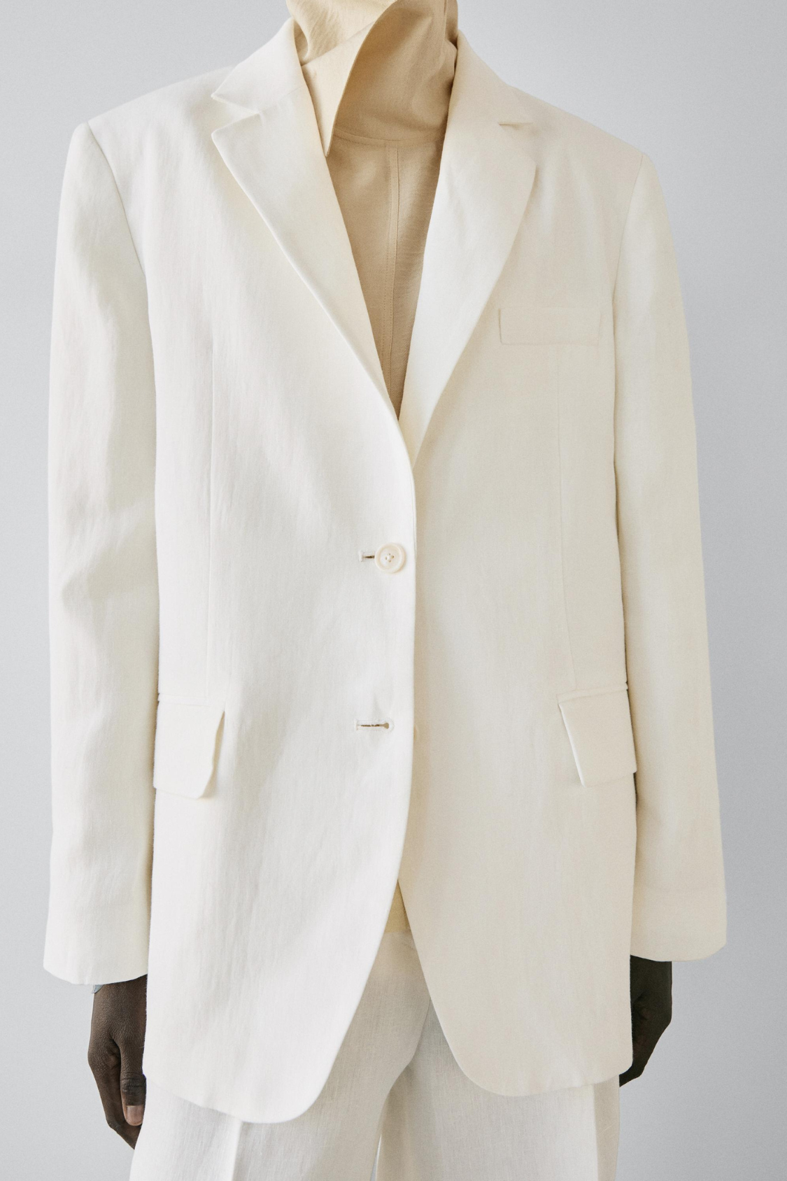 VESTE DE COSTUME EN LIN